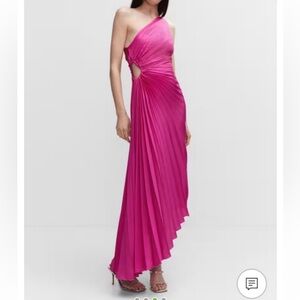 NEVER WORN mango asymmetrical dress